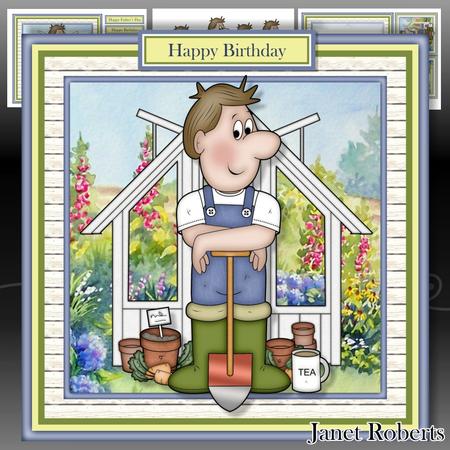 Gardening Dave Mini Kit Birthday/father's Day/retirement