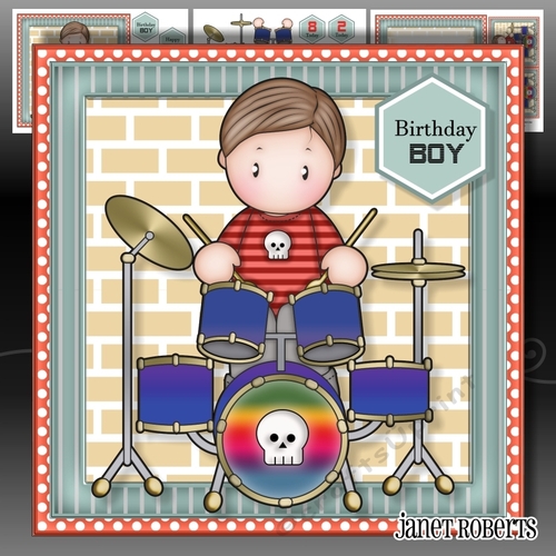 Drumming Andy Mini Kit With Ages