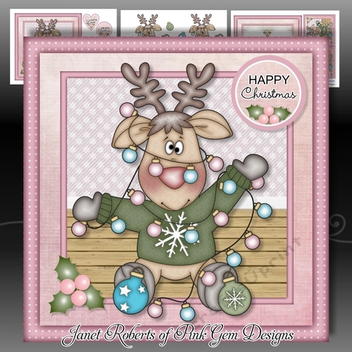 Christmas Lights Mini Kit Christmas Reindeer