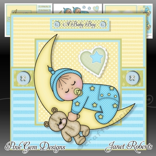 Moon Baby Boy Mini Kit