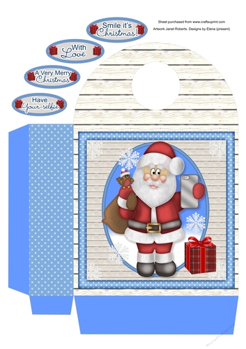 Santa Selfie Gift Bag