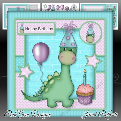 Fabosaurus Birthday Mini Kit with Ages