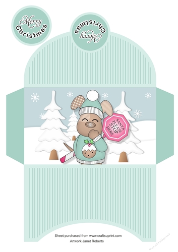 Santa Stop Here Henry Christmas Money Wallet