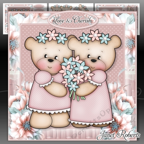 Teddy Brides Mini Kit. Same Sex Wedding/Civil Partnership