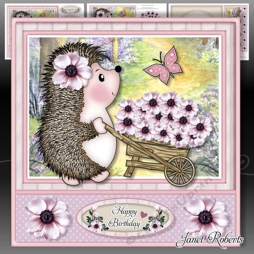 Hedgy With Wheelbarrow Mini Kit
