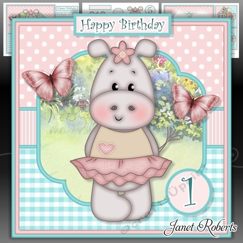 Henrietta Hippo in Tutu Mini Kit with Ages