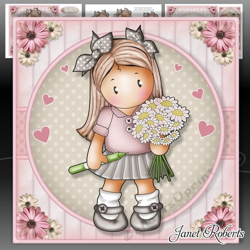 School Girl Chloe 2 Mini Kit. Birthday/ Teacher/ Mothers Day
