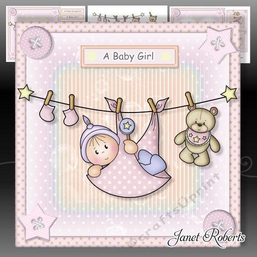 Baby Girl  Washing Line Mini Kit