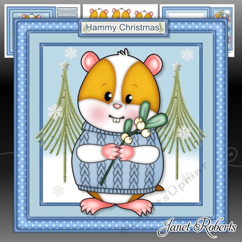 Hammy Christmas Mini Kit. Harry Hamster