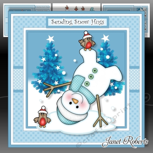 Cart Wheeling Snowman Mini Kit