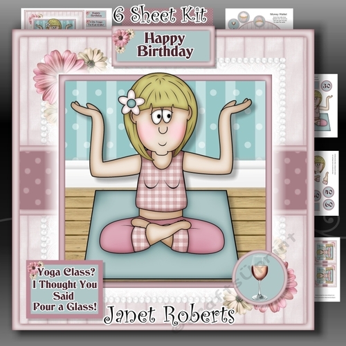 Yoga Class Rita 6 Page Kit Including Money Wallet