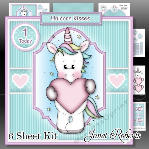 Unicorn Kisses Topper Kit & Money Wallet