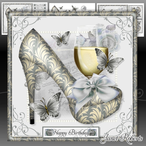 Lemon Shoes & Prosecco Mini Kit. Birthday/mothers Day