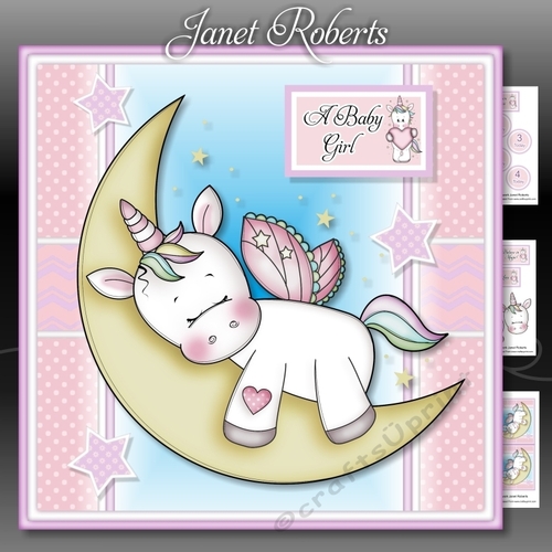 Sleeping Unicorn Mini Kit New Baby or Birthday with Ages 1 to 4 yrs