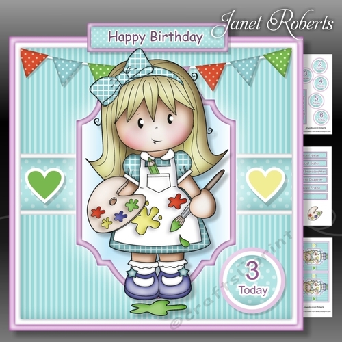 Painting Jodie Mini Kit With Ages 2 to 6 yrs