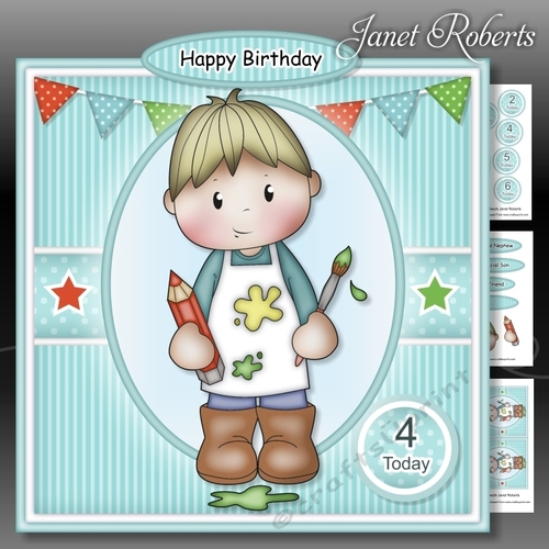 Painting Josh Mini Kit With Ages s 2 to 6 yrs