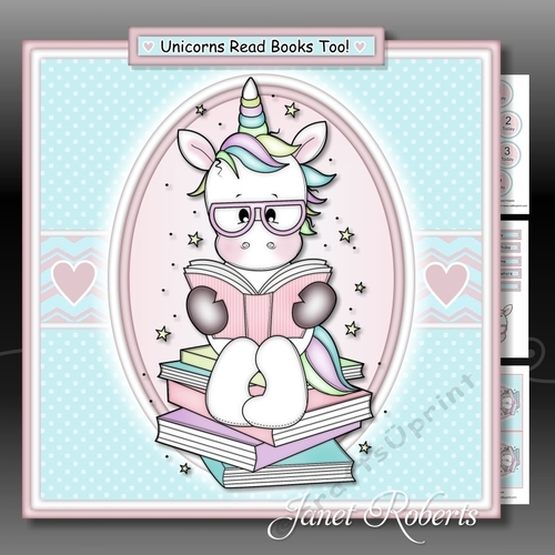 Unicorns Read Books Too Mini Kit