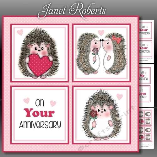 Hedgy Love Squares Mini Kit