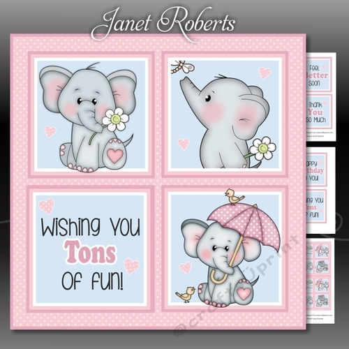 Ella Birthday Squares Mini Kit