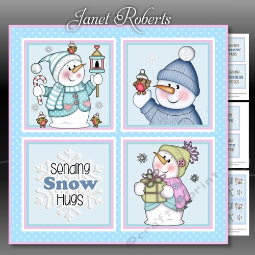 Chilly Christmas Squares Mini Kit