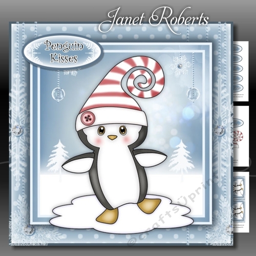 Penguin in Curly Hat Mini Kit