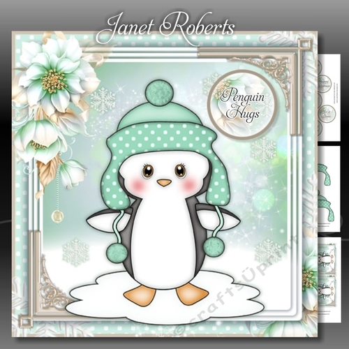 Penguin in Pom Pom Hat - Mini Kit