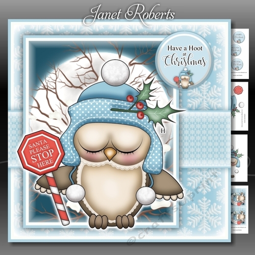 Santa Stop Here Ollie Owl Mini Kit