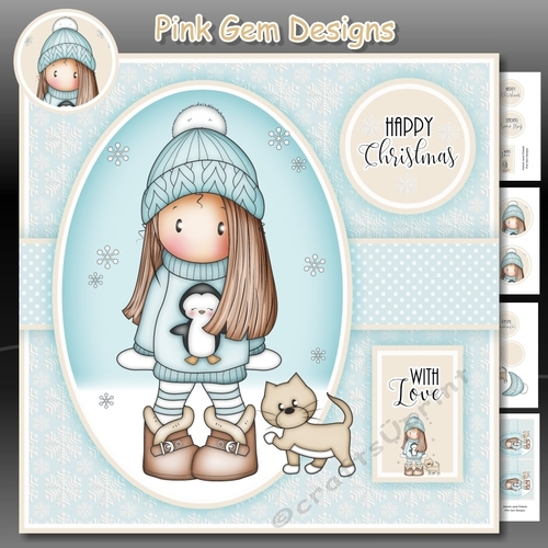 Chloe in Penguin Jumper Mini Kit