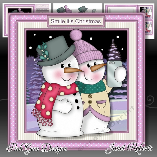 Smile its Christmas Pink Mini Kit