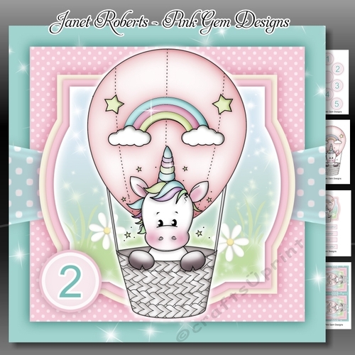 Balloon Unicorn Mini Kit With Ages 1 to 8 Years