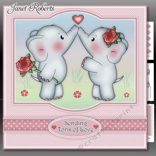 Elephant Romance Mini Kit Anniversary/ Engagement/Valentine