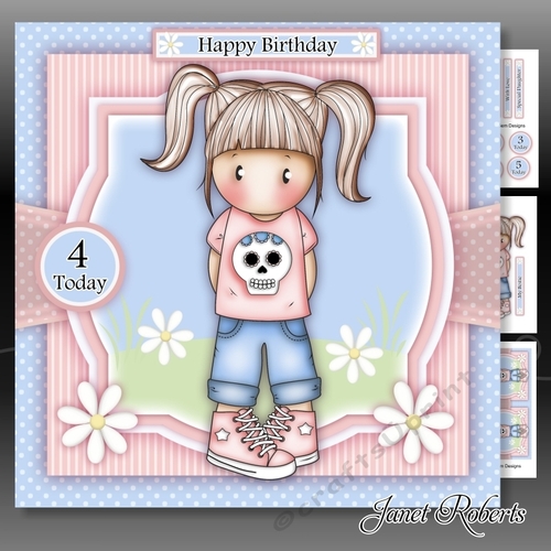Sugar Skull Chloe With Age Tags 2 to 5 yrs
