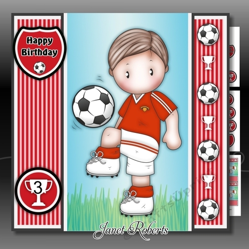 Football Andy 2 Red Mini Kit With Ages 3 to 7 yrs