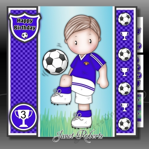 Football Andy 2 Blue Mini Kit With Ages 3 to 7 yrs