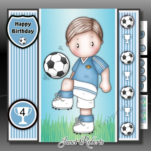 Football Andy 2 Pale Blue Mini Kit With Ages 3 to 7 yrs