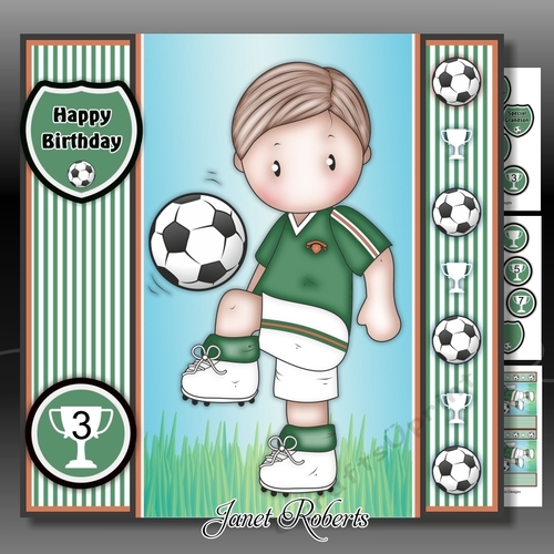 Football Andy 2 Green Mini Kit With Ages 3 to 7 yrs