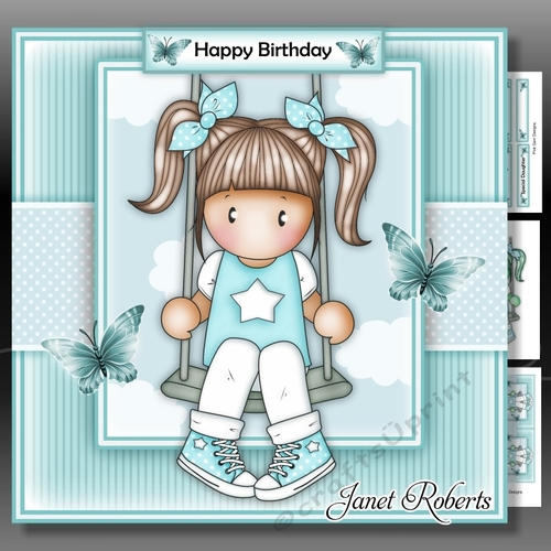 Swinging Chloe Blue Mini Kit