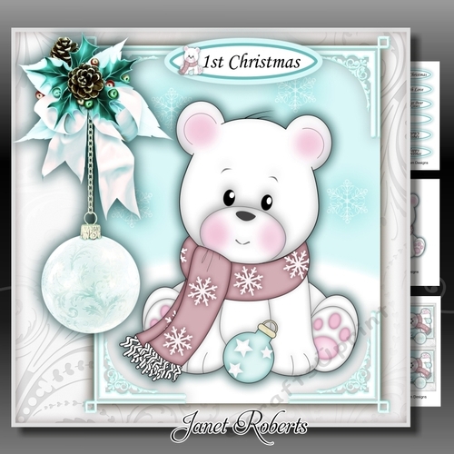 Polar Bear 1st Christmas Mini Kit