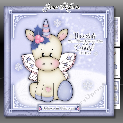 Unicorns Warm The Heart Lilac Mini Kit