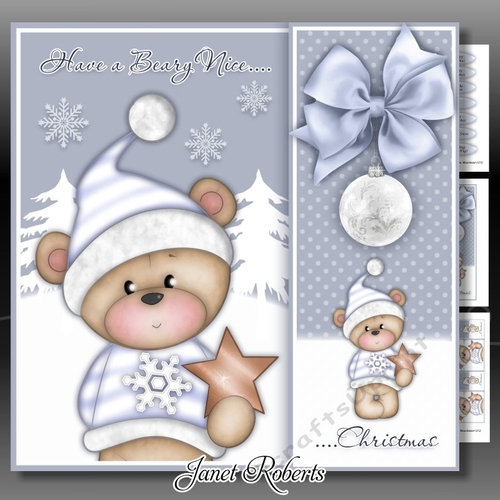 Beary Nice Christmas Lilac Mini Kit
