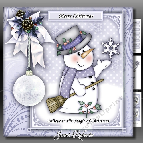 Magical Snowman Lilac Mini Kit