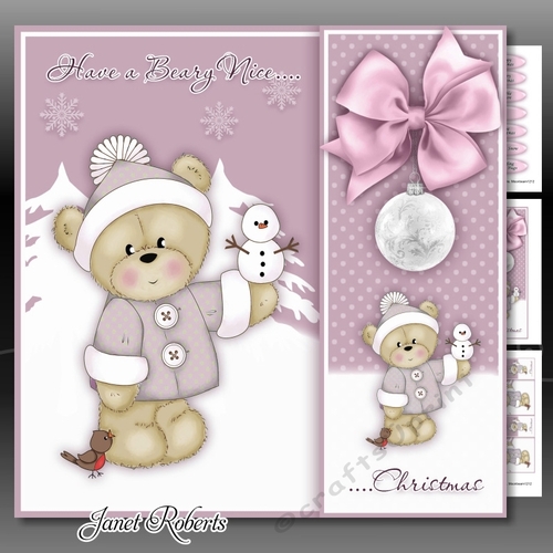 Beary Nice Christmas 4 Mini Kit