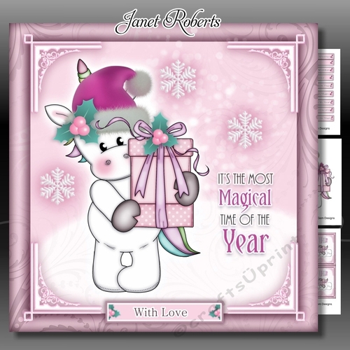 Magical Christmas Unicorn Pink Mini Kit
