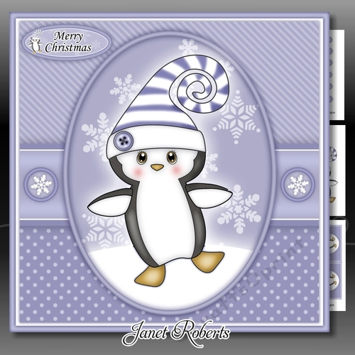 Curly Penguin Lilac Mini Kit