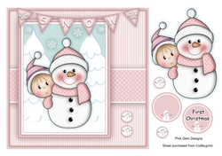 First Christmas Pink