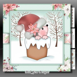 Poinsettia Hedgy 2 Mini Kit