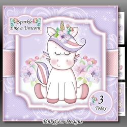 Unicorn Sparkle Mini Kit With Ages 2 to 5 yrs