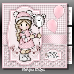Teddy Balloon Mini Kit With Age Tags 2 to 6 yrs