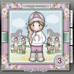 Horse Riding Chloe Mini Kit With Ages 2 to 7 Years