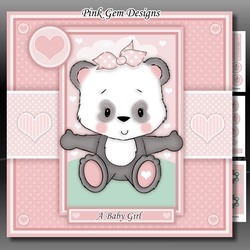 Pink Baby Panda Mini Kit
